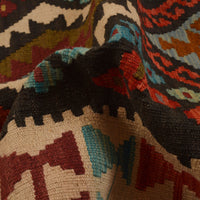 Handmade Vegetable Kilim 5' 0 x 6' 6 (ft) - No. B34720