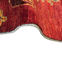 Handmade Tree of Life Rug 6' 8" x 9' 6" (ft) - No. B35794