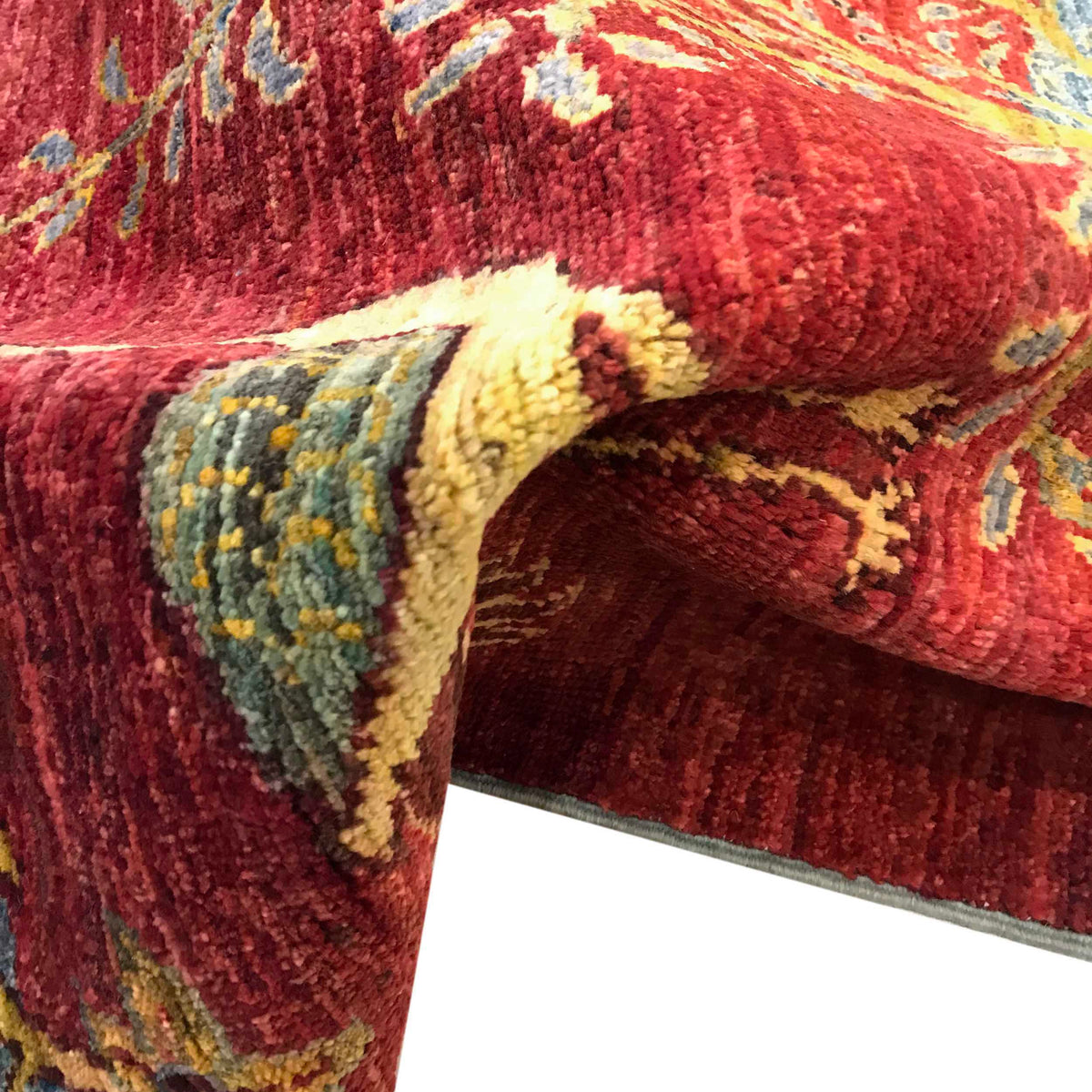 Handmade Tree of Life Rug 6' 8" x 9' 6" (ft) - No. B35794