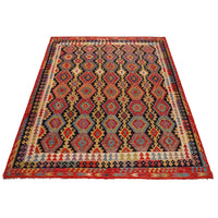 Handmade Vegetable Kilim 8' 5 x 11' 7 (ft) - No. B35924