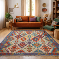 Handmade Turkish Wool Kilim Rug – 152 x 206 cm