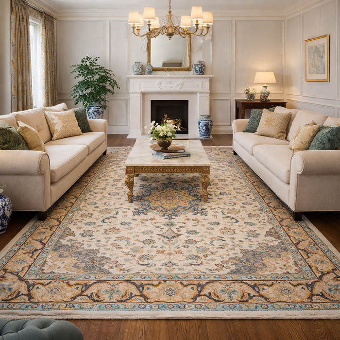 Handmade Heriz Wool Rug 200 x 294 cm (ID Y33036)