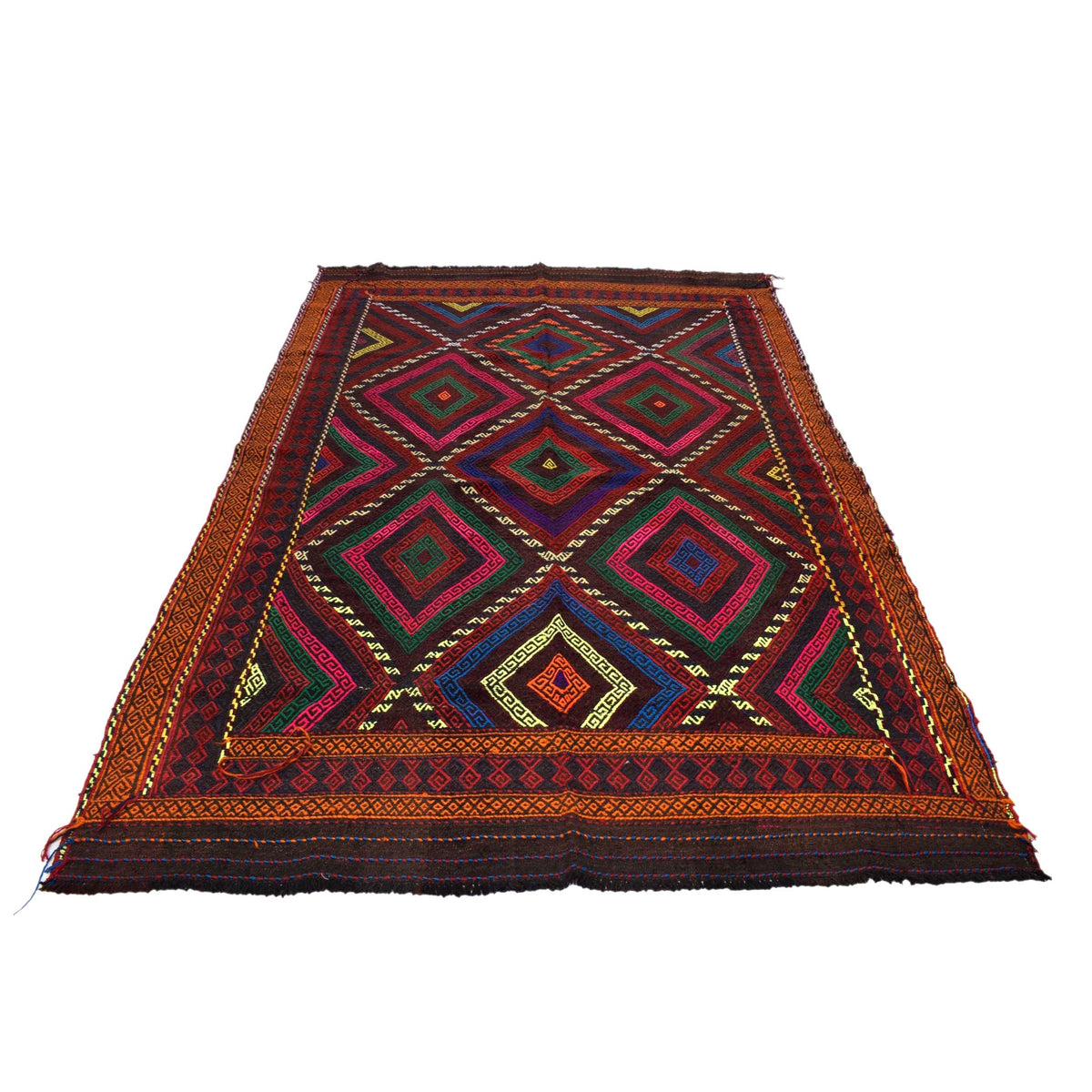 Handmade Suzani Kilim 5' 4" x 8' 11" (ft) - No. G19746