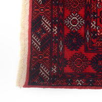 Handmade Bokhara Runner Wool-Rug 34 x 68 (in) (ID 22927)