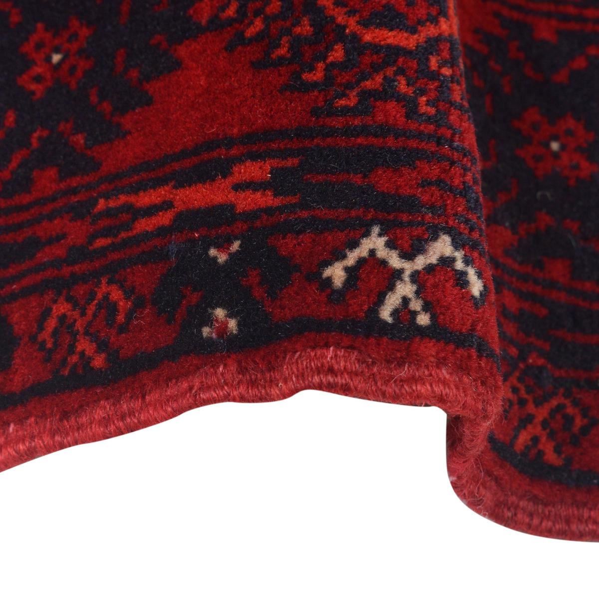 Handmade Bokhara Runner Wool-Rug 34 x 68 (in) (ID 22927)