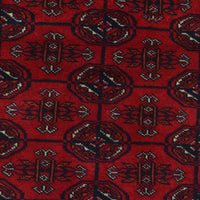 Handmade Bokhara Wool Runner 83 x 166 (cm) (ID G22928)