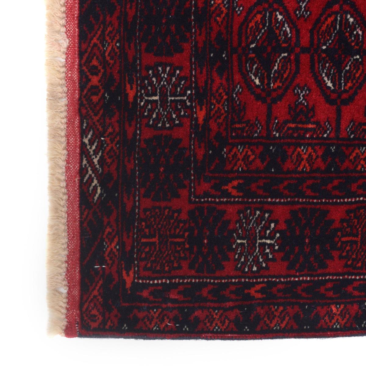 Handmade Bokhara Runner Red 84 x 168 cm (ID G22931)