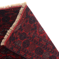 Handmade Bokhara Runner Red 84 x 168 cm (ID G22931)
