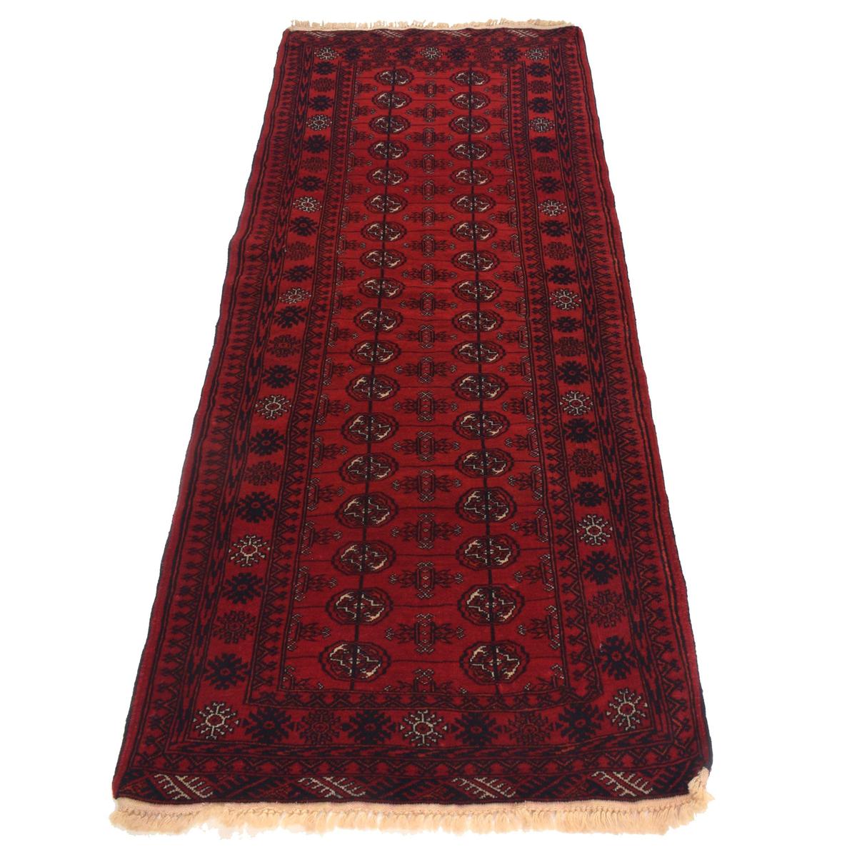 Premium Handmade Bokhara Wool Runner Rug 79 x 191cm (ID G22933)