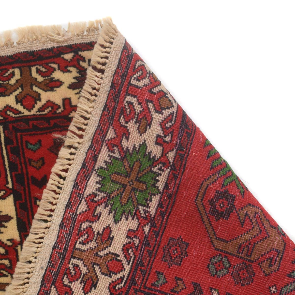Handmade Wool Bokhara Runner Rug Red 71x172cm (ID G22934)