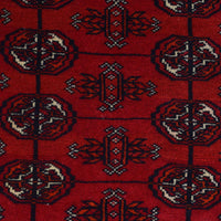 Handmade Wool Bokhara Runner 77 x 191 cm (ID G22936)