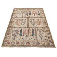 Handmade Tree of Life Rug 5´ 8" x 7' 8" (ft) - No. G27085