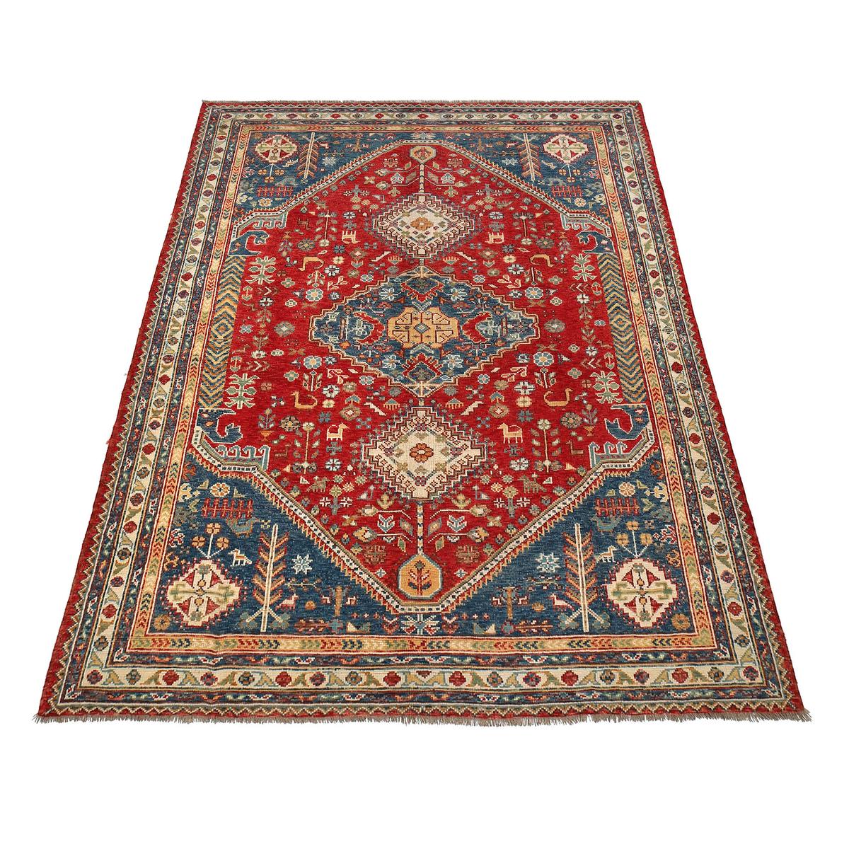Handmade Shirazi Wool Rug 205 x 293 (cm) (ID G27087)