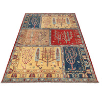 Handmade Tree of Life Rug 5´ 7" x 7' 11" (ft) - No. G27091