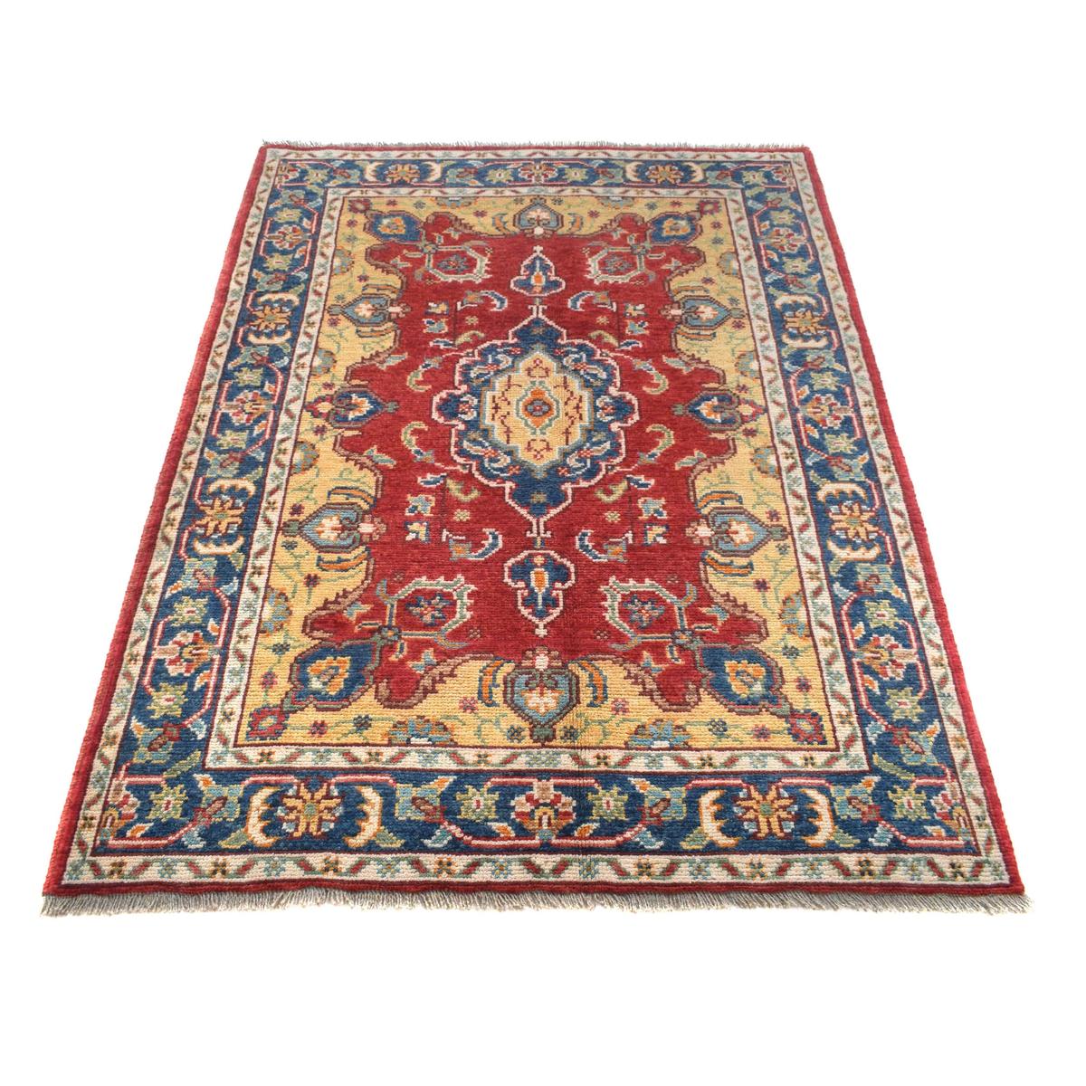 Hand-Knotted Heriz Wool Rug 123 x 176 cm (ID G27093)