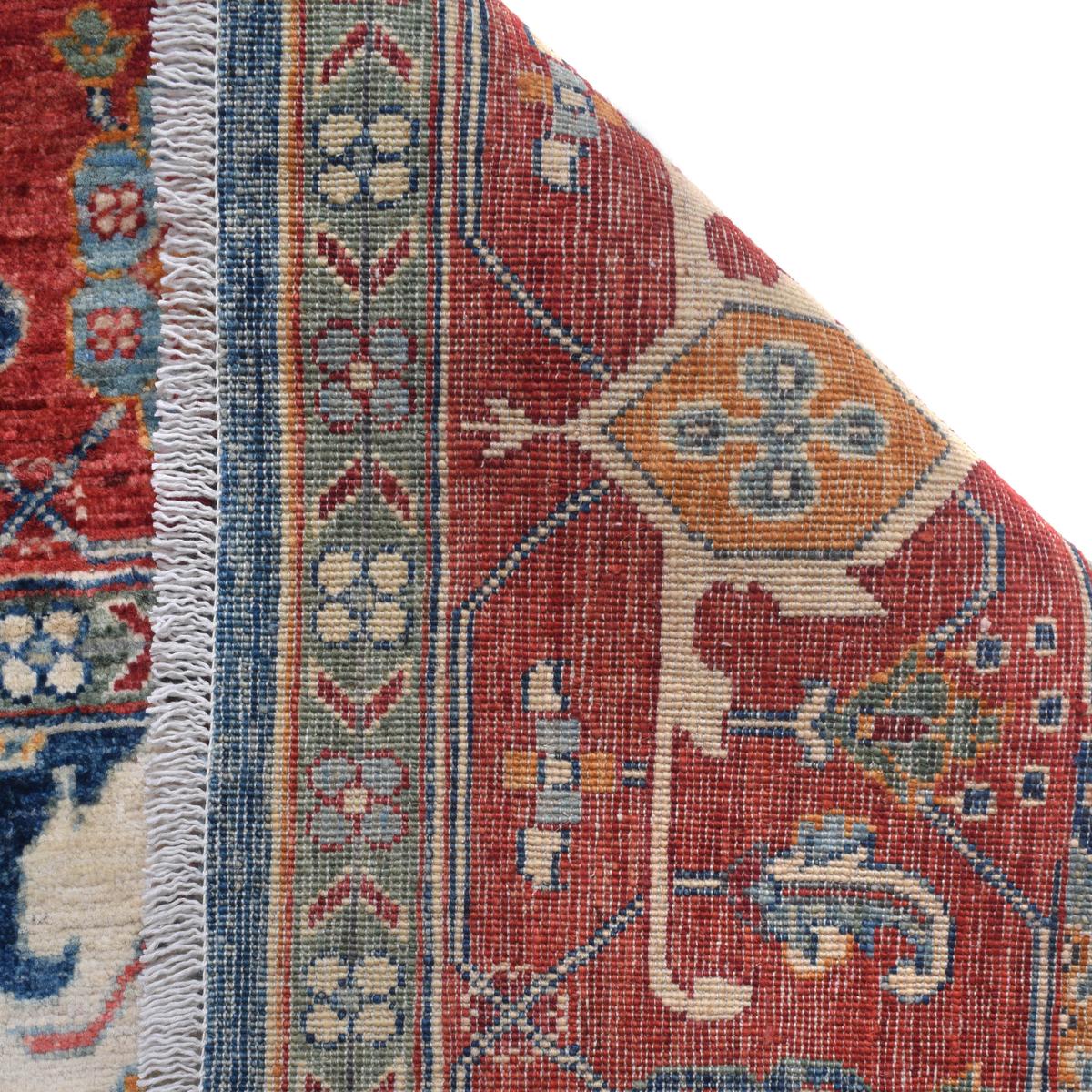 Handmade Heriz Wool Area Rug Premium Oriental 198x217cm (ID G27117)