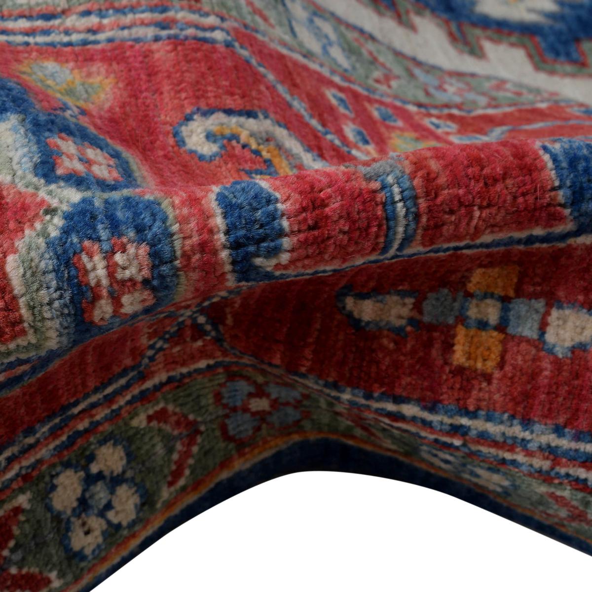 Handmade Heriz Wool Area Rug Premium Oriental 198x217cm (ID G27117)