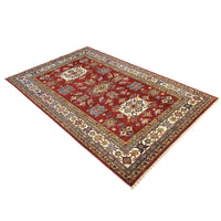 Premium Handmade Wool Kazak Oriental Rug 165x259 cm (ID G31204)