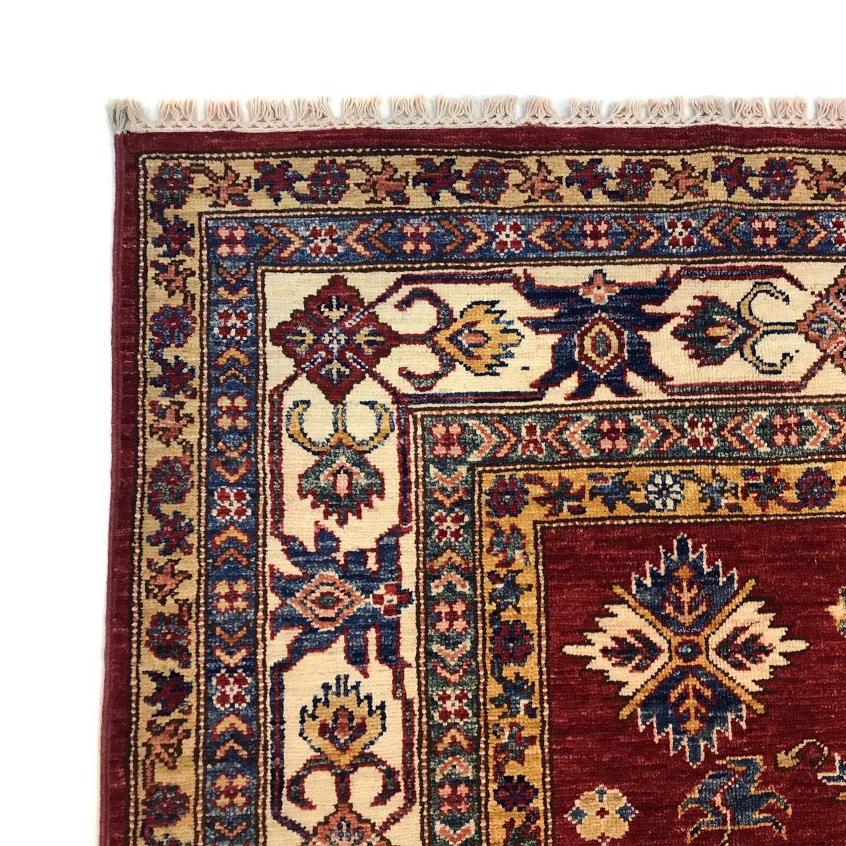 Premium Handmade Wool Kazak Oriental Rug 165x259 cm (ID G31204)