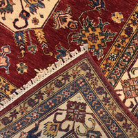 Premium Handmade Wool Kazak Oriental Rug 165x259 cm (ID G31204)