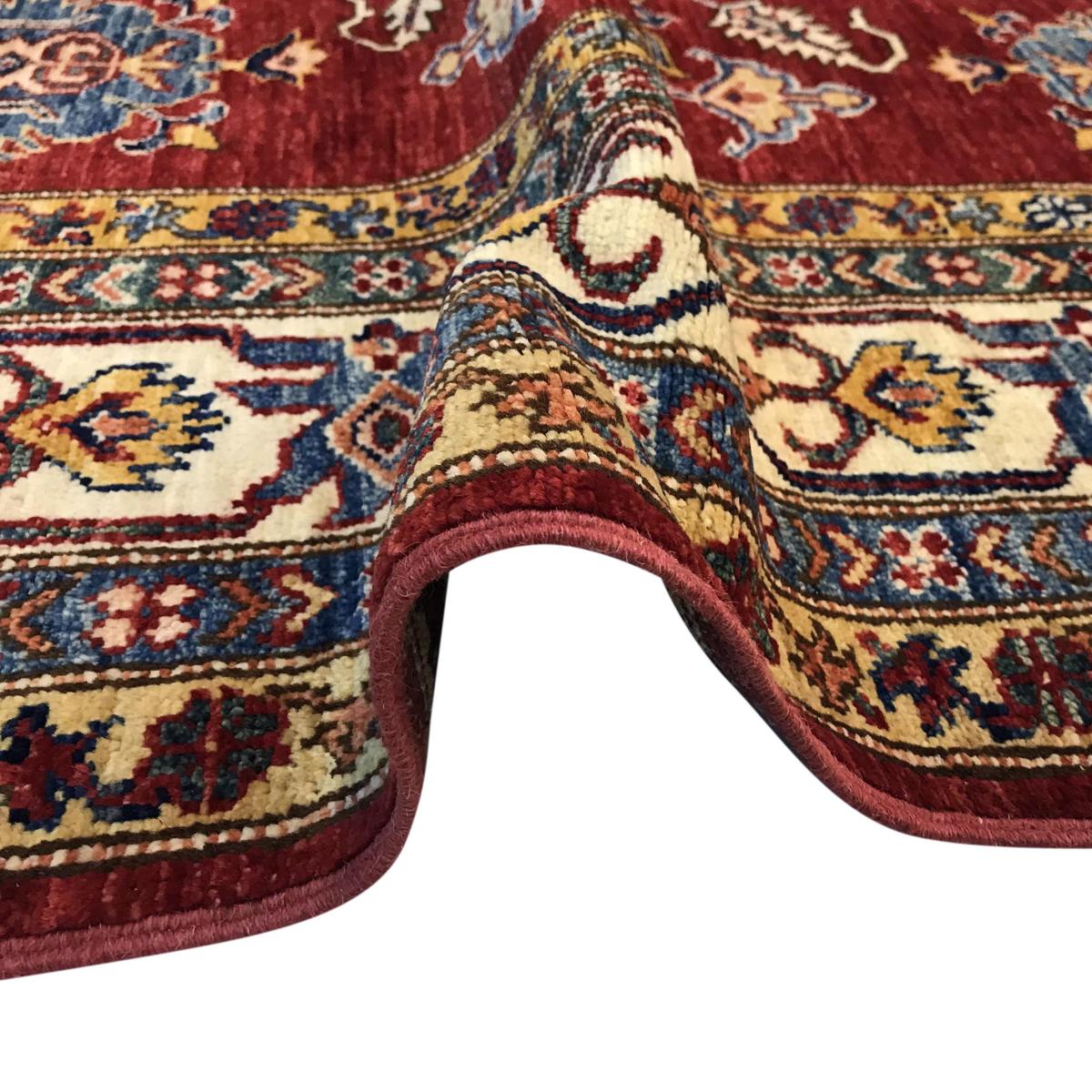 Premium Handmade Wool Kazak Oriental Rug 165x259 cm (ID G31204)