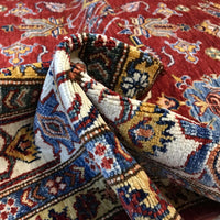 Premium Handmade Wool Kazak Oriental Rug 165x259 cm (ID G31204)