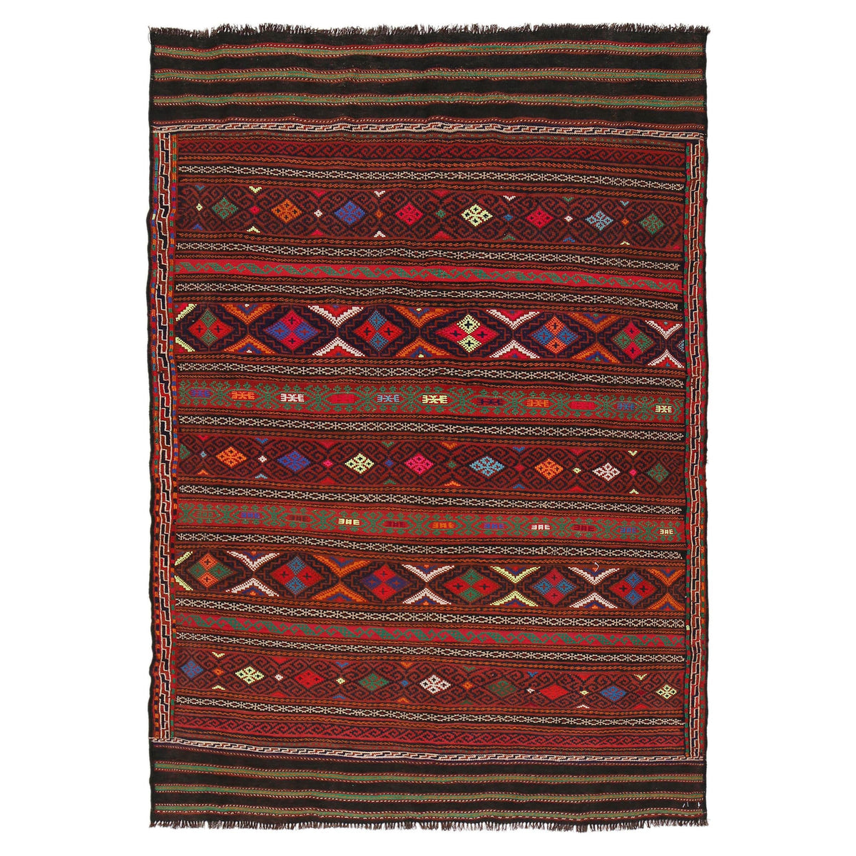 Office and Study Room Kilim 4' 10 x 7' 1 (ft) - No. G32093