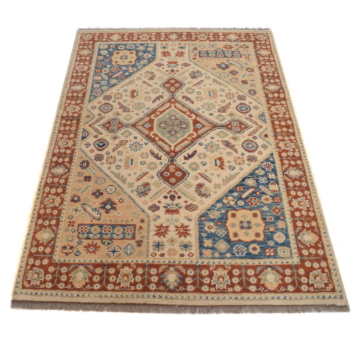 Handmade Wool Oushak Rug 115 x 173 (cm) (ID G34009)