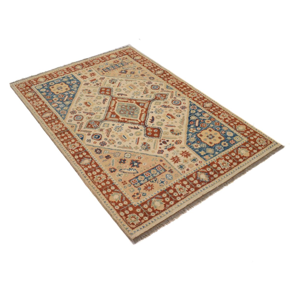 Handmade Wool Oushak Rug 115 x 173 (cm) (ID G34009)