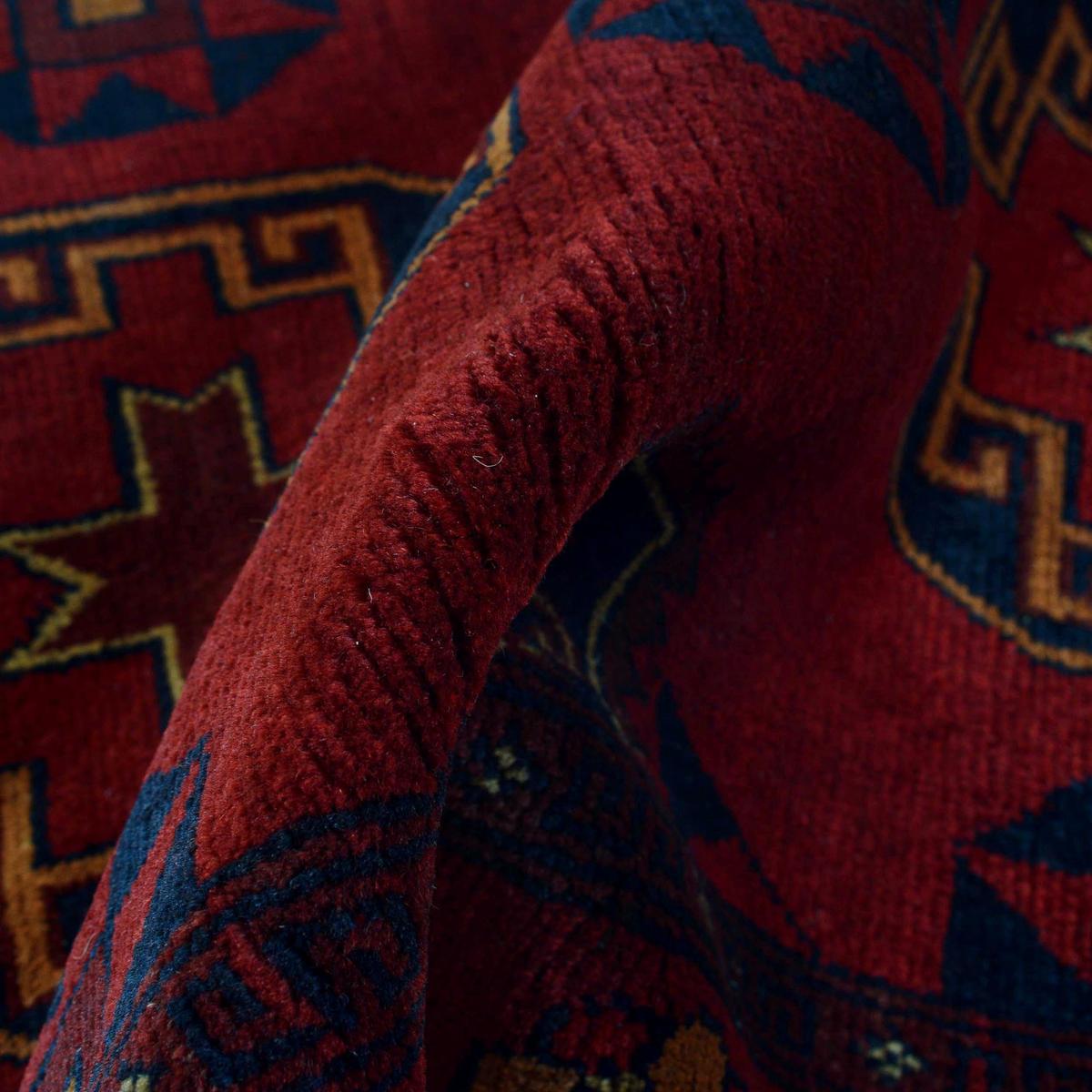 Handmade Wool Area Rug 74 x 128 cm (ID G34012)