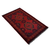 Handmade Wool Area Rug 74 x 128 cm (ID G34012)