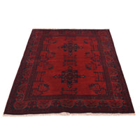 Handmade Wool Oriental Rug Red 108 x 146 (cm) (ID:G34137)