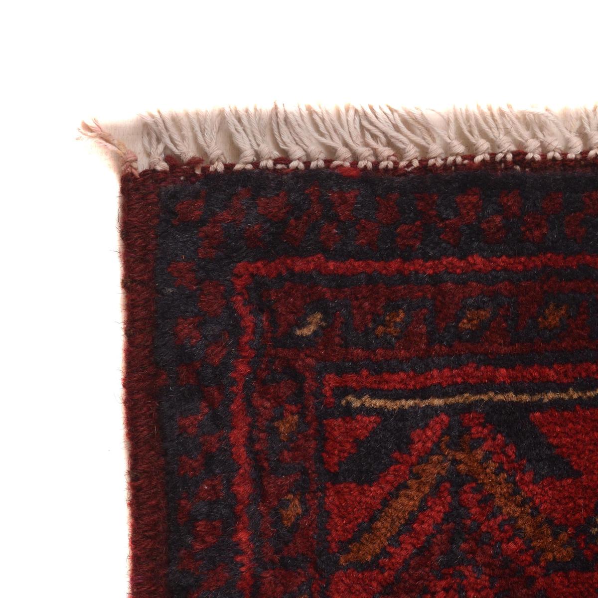 Handmade Wool Oriental Rug Red 108 x 146 (cm) (ID:G34137)