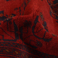 Handmade Wool Oriental Rug Red 108 x 146 (cm) (ID:G34137)