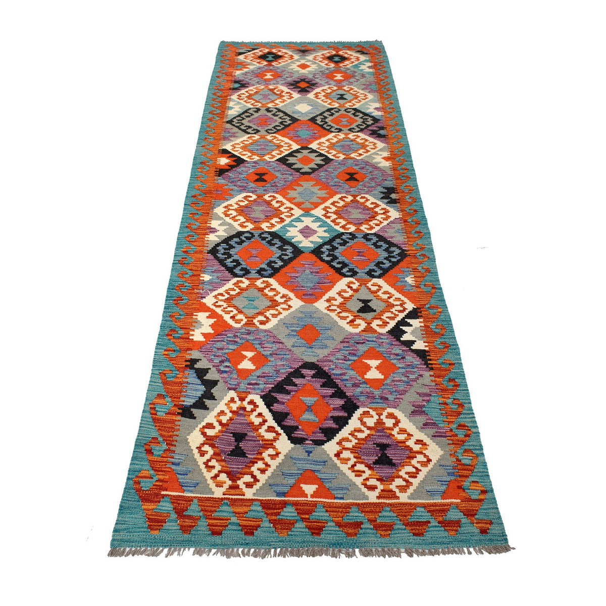 Vegetable Kilim Runner 2' 6 x 9' 7 (ft) - No. P26606