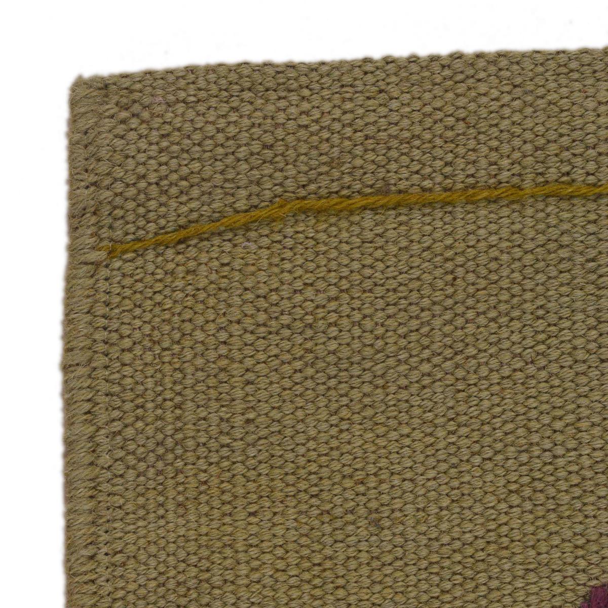 Handmade Embroidery Kilim Runner Rug – 24 x 73.6 in – P35158