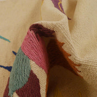 Beige Embroidered Kilim Rug – 73x122 cm – Carpet ID: P35164