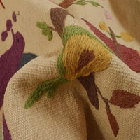 Beige Embroidered Flatweave Kilim Rug 73 x 122 cm P35165