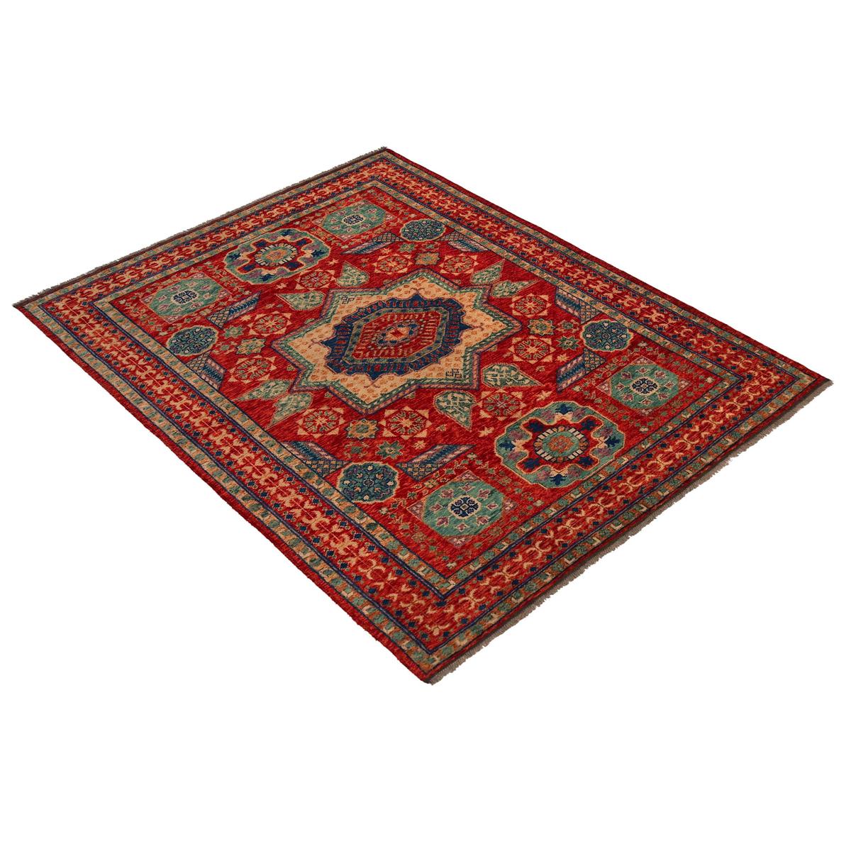 Handmade Wool Shirazi Area Rug Oriental Premium (ID P35677)