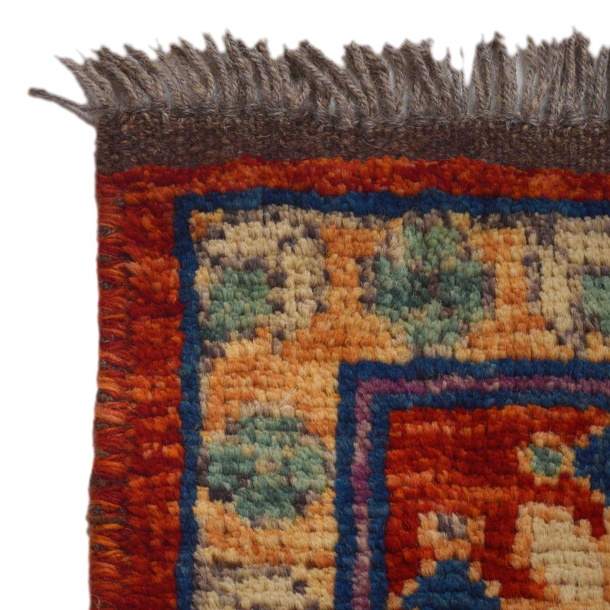 Handmade Wool Shirazi Area Rug Oriental Premium (ID P35677)