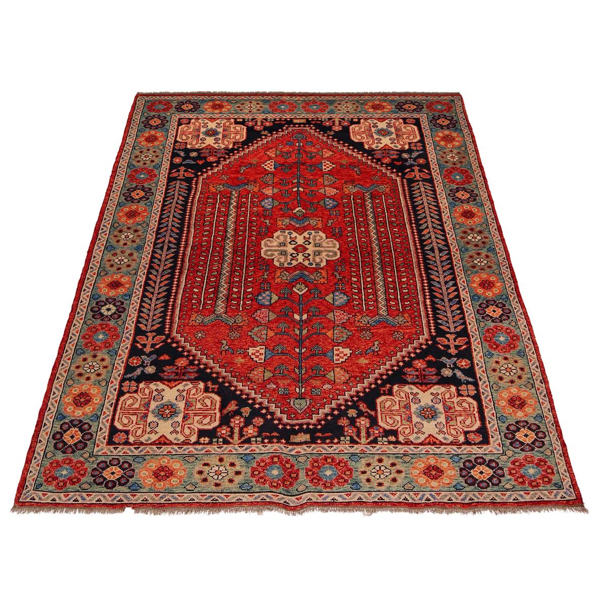 Handmade Wool Shirazi Rug 195 x 289 (cm) (ID P35678)