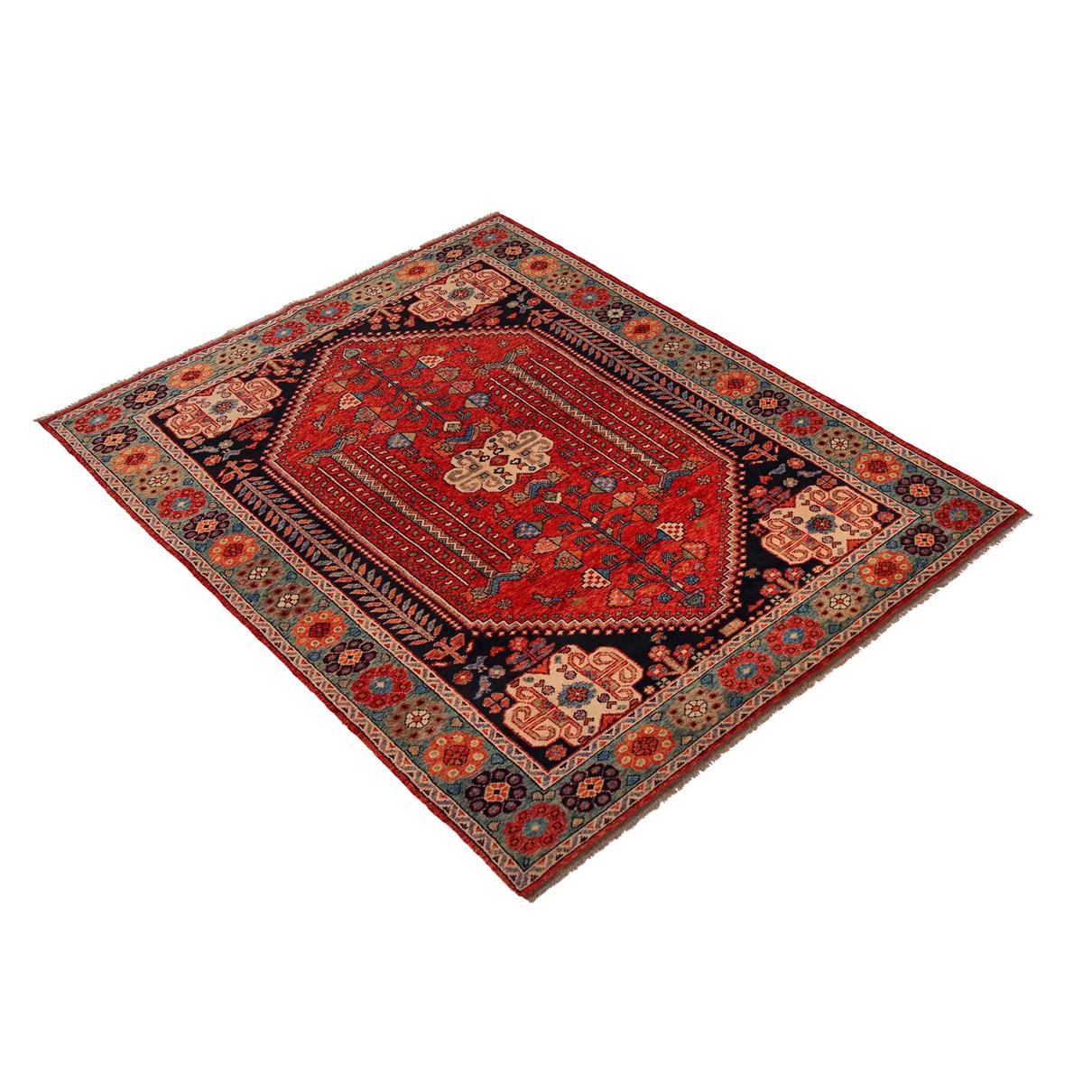 Handmade Wool Shirazi Rug 195 x 289 (cm) (ID P35678)