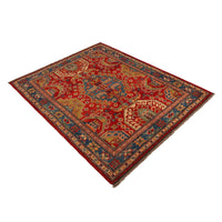 Premium Handmade Shirazi Wool Area Rug 147x204cm (ID P35683)