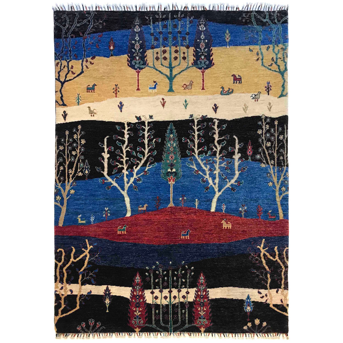 Artisan Tree of Life Carpet 5' 9" x 8' 1" (ft) - No. P35828