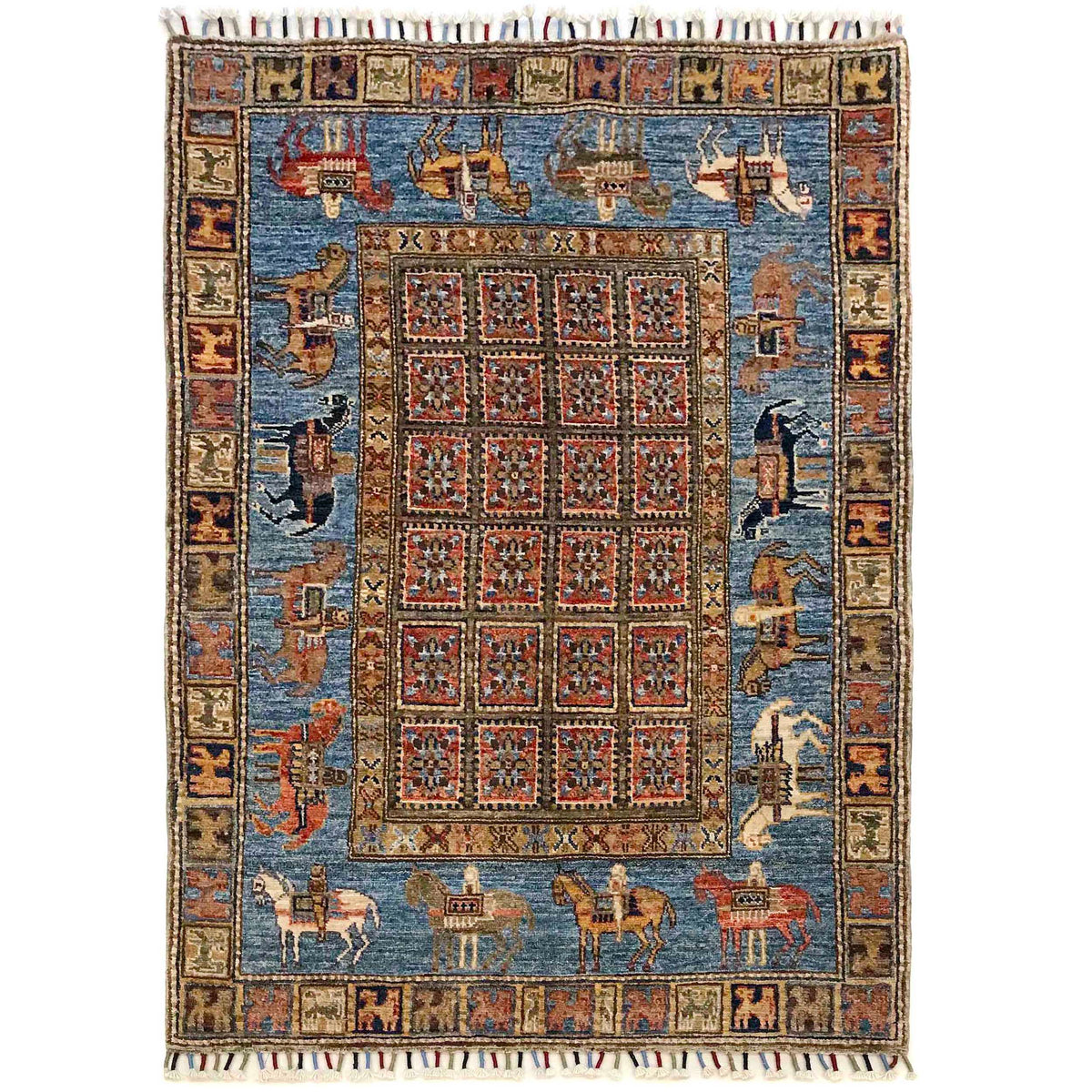 Oriental Shikargah Qaleen 3' 3" x 4' 10" (ft) - No. P35830