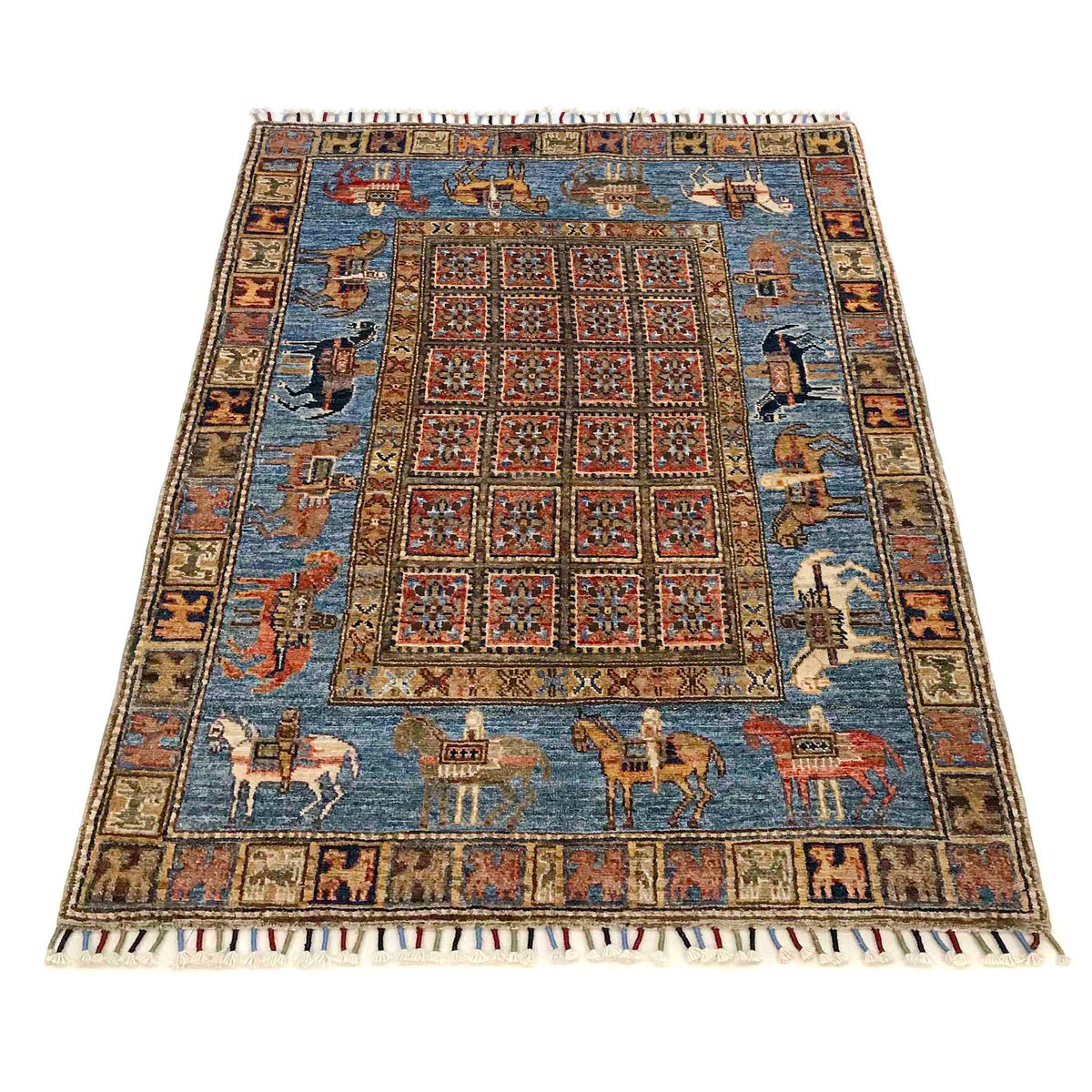 Oriental Shikargah Qaleen 3' 3" x 4' 10" (ft) - No. P35830