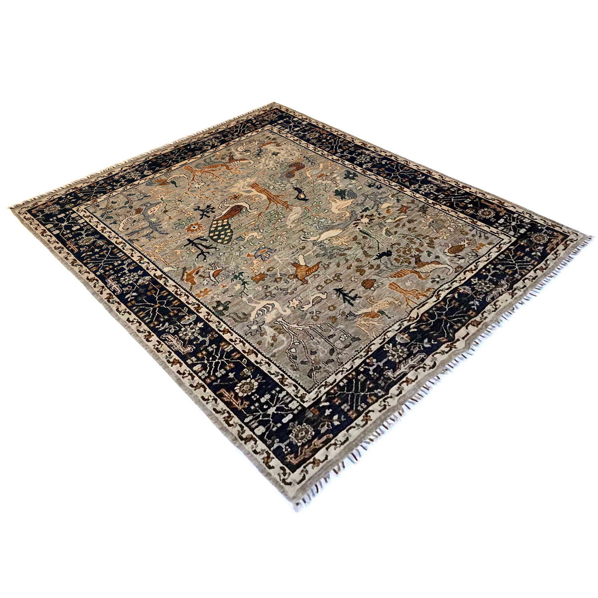 Tree of Life Qaleen 6' 0" x 8' 11" (ft) - No. P35832