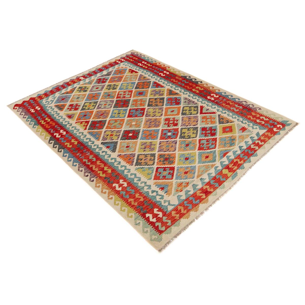 Handmade Vegetable Kilim 6' 8" x 9' 9" (ft) - No. P36075