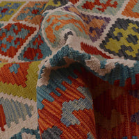 Handmade Vegetable Kilim 6' 8" x 9' 9" (ft) - No. P36075