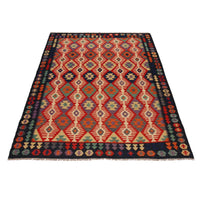 Handmade Vegetable Kilim 5' 9" x 7' 10" (ft) - No. P36080